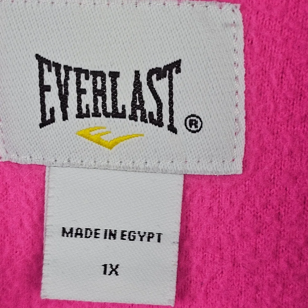 Womens 1X Hot Pink Fleece Zip Up Vest Sleeveless‎ Pocket Casual Layer Outdoors - Picture 6 of 12